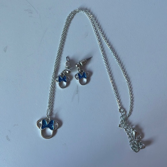 Matching set of Disney Earrings and Necklace - Picture 1 of 3